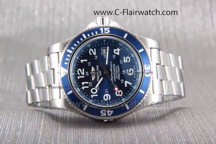 Copy Breitling Superocean Blue Dial Blue Bezel Watch Copy Breitling Superocean Blue Dial Blue Bezel Watch